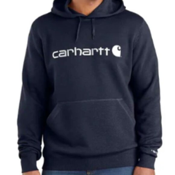 Carhartt Force Men's Blue Navy Pullover Sweater Loose Relaxed Big 2XL - Picture 1 of 7